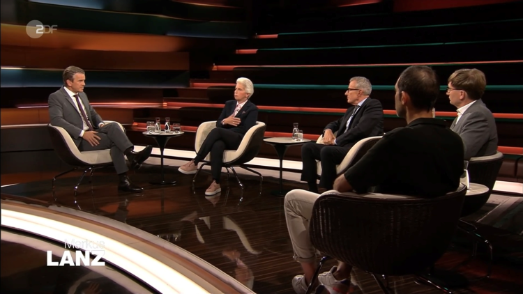 Strack-Zimmermann zu Gast bei Markus Lanz im ZDF