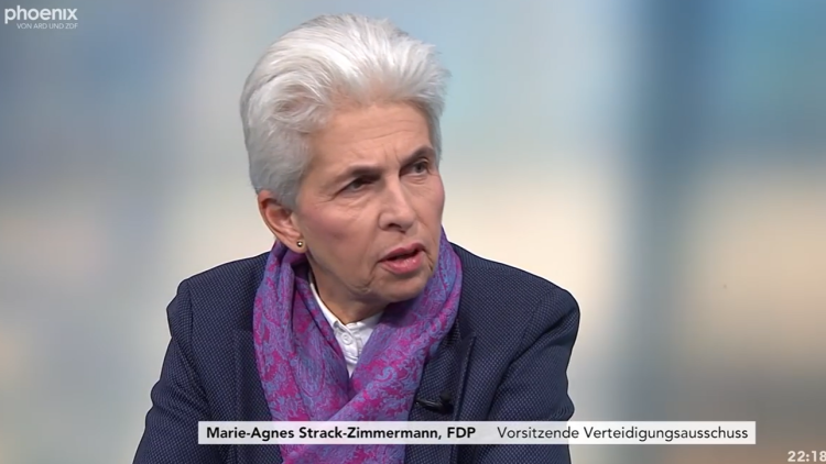 Strack-Zimmermann in der "phoenix-runde" zu neuen Zielen für die Bundeswehr