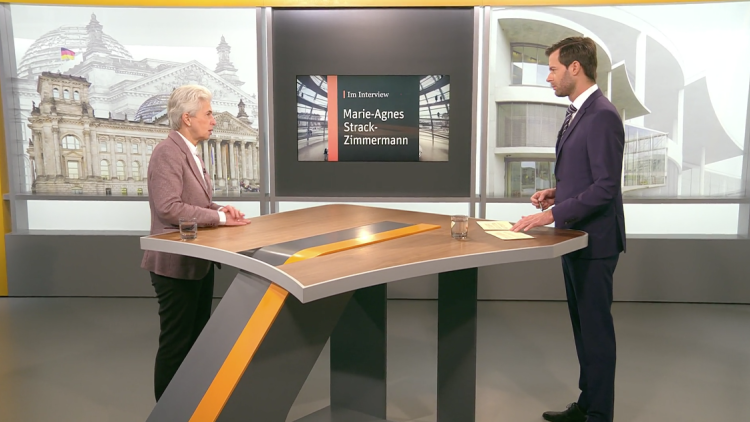 Marie-Agnes Strack-Zimmermann im Gespräch mit David Rohde