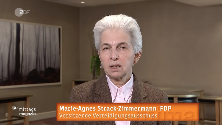 Marie-Agnes Strack-Zimmermann im mittagsmagazin