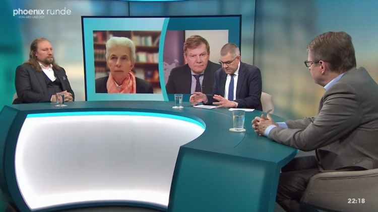 Marie-Agnes Strack-Zimmermann MdB in der phoenix runde