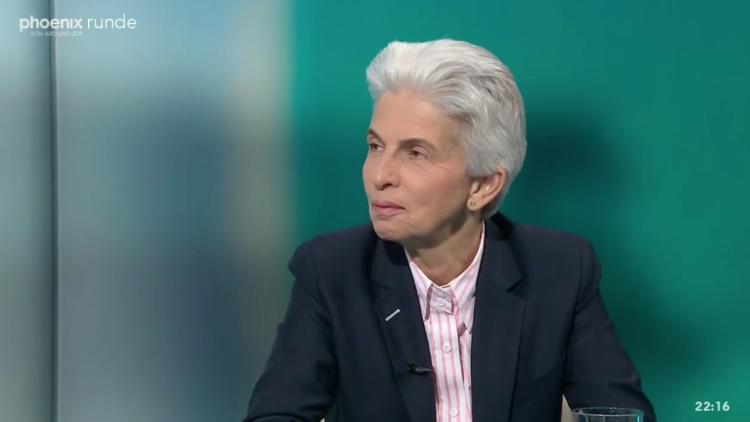 Marie-Agnes Strack-Zimmermann in der phoenix runde