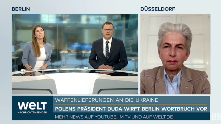 Marie-Agnes Strack-Zimmermann bei Welt TV