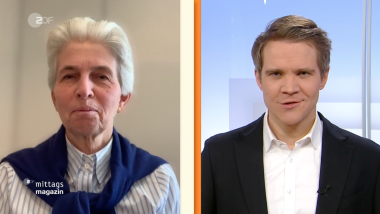 Marie-Agnes Strack-Zimmermann im ZDF Mittagsmagazin