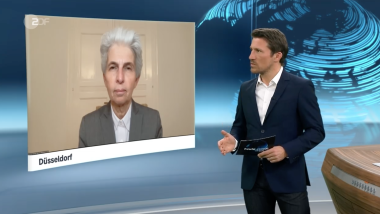 Marie-Agnes Strack-Zimmermann im Heute journal