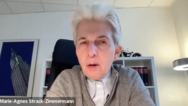 Marie-Agnes Strack-Zimmermann im Interview mit Debating Europe