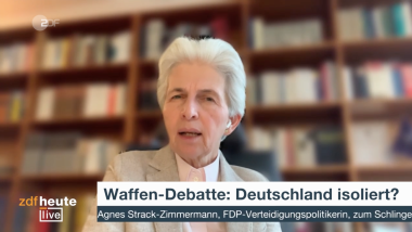 Marie-Agnes Strack-Zimmermann bei ZDFheute
