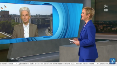 Marie-Agnes Strack-Zimmermann im ARD-Brennpunkt